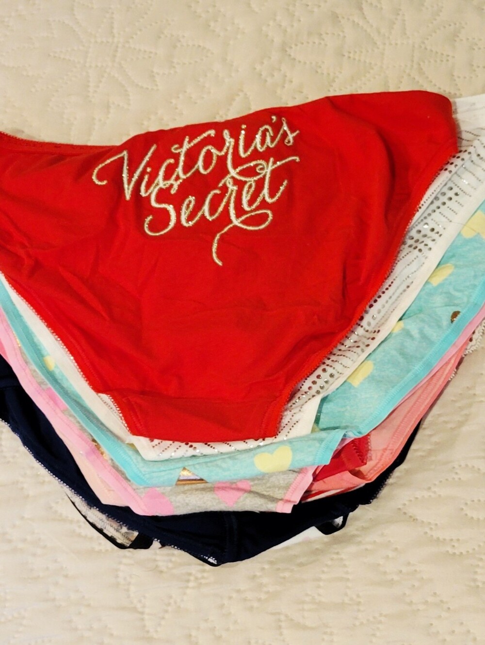 Victoria Secret 16 Pr Panties ..all .med Cotton - Picture 6 of 6